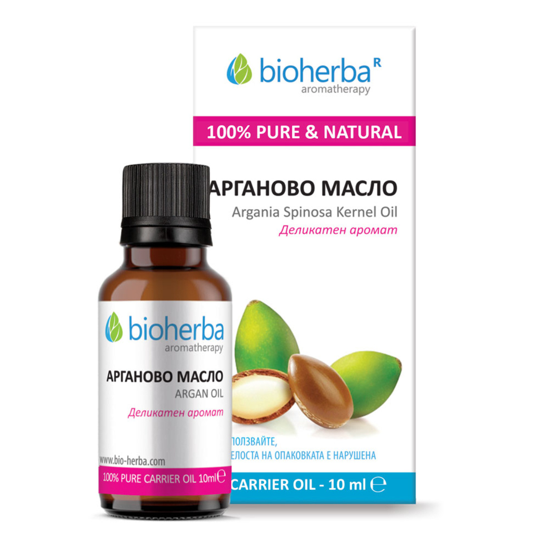 МАСЛО ОТ АРГАН, Argan oil, Биохерба, 10 мл.