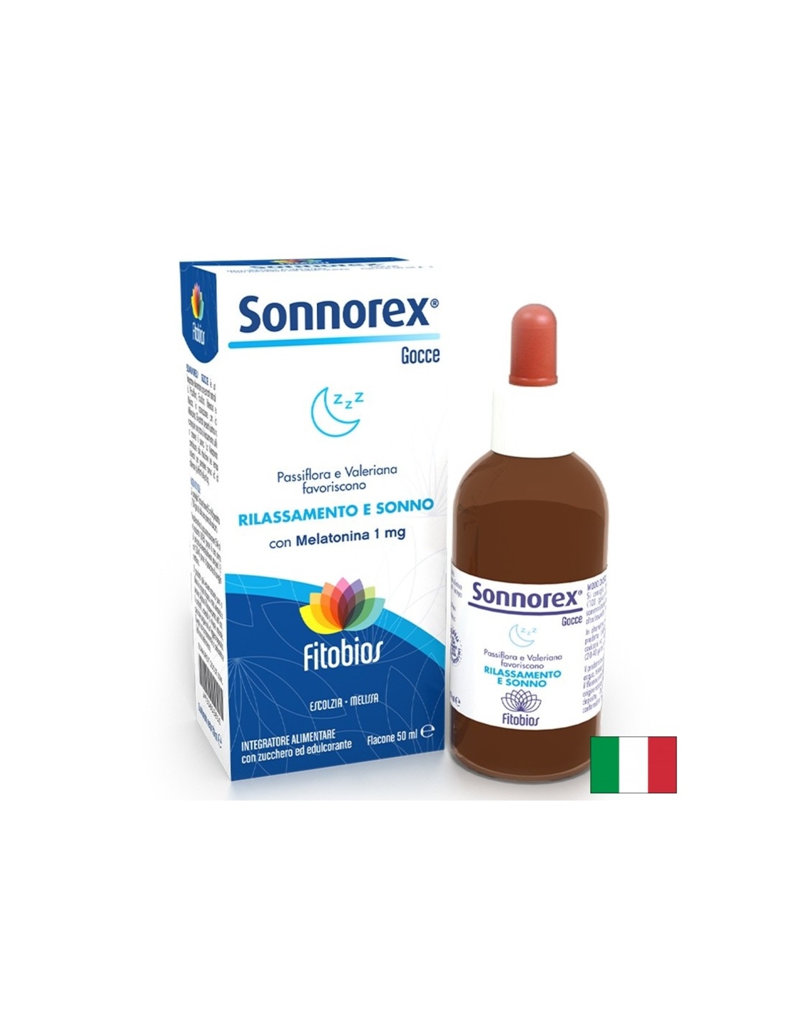 Пасифлора 427.5 mg + Мелатонин 1 mg – За по-бързо заспиване и качествен сън, Sonnorex®, 50 ml капки