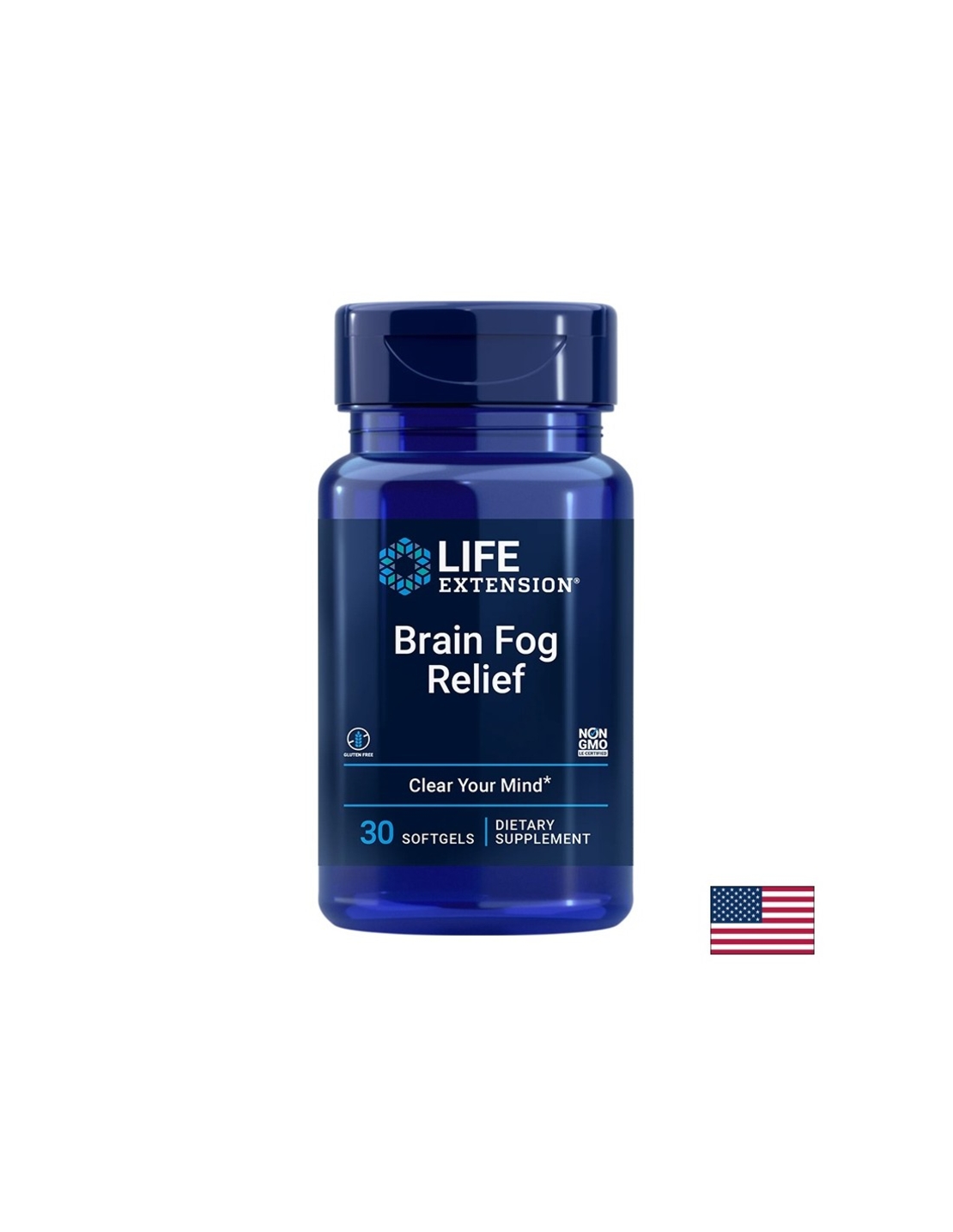 Мозъчна функция- Brain Fog Relief, 30 софтгел капсули