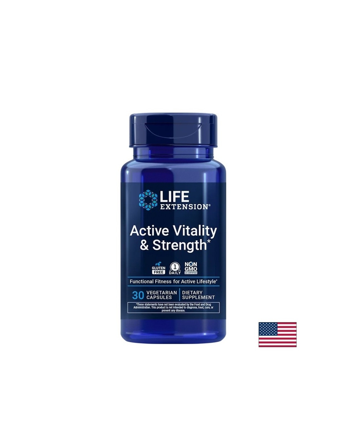 Active Vitality Strength (Strengthera™) – Мускулна сила и възстановяване при физическо натоварване, 30 капсули