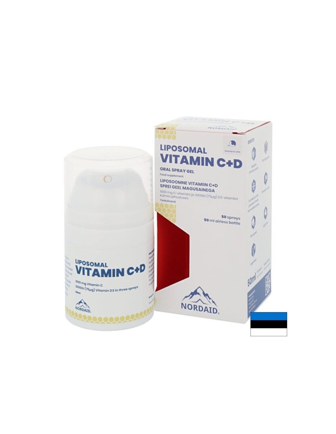 Имунитет - Липозомен Витамин С + D3, орален спрей гел, 50 ml