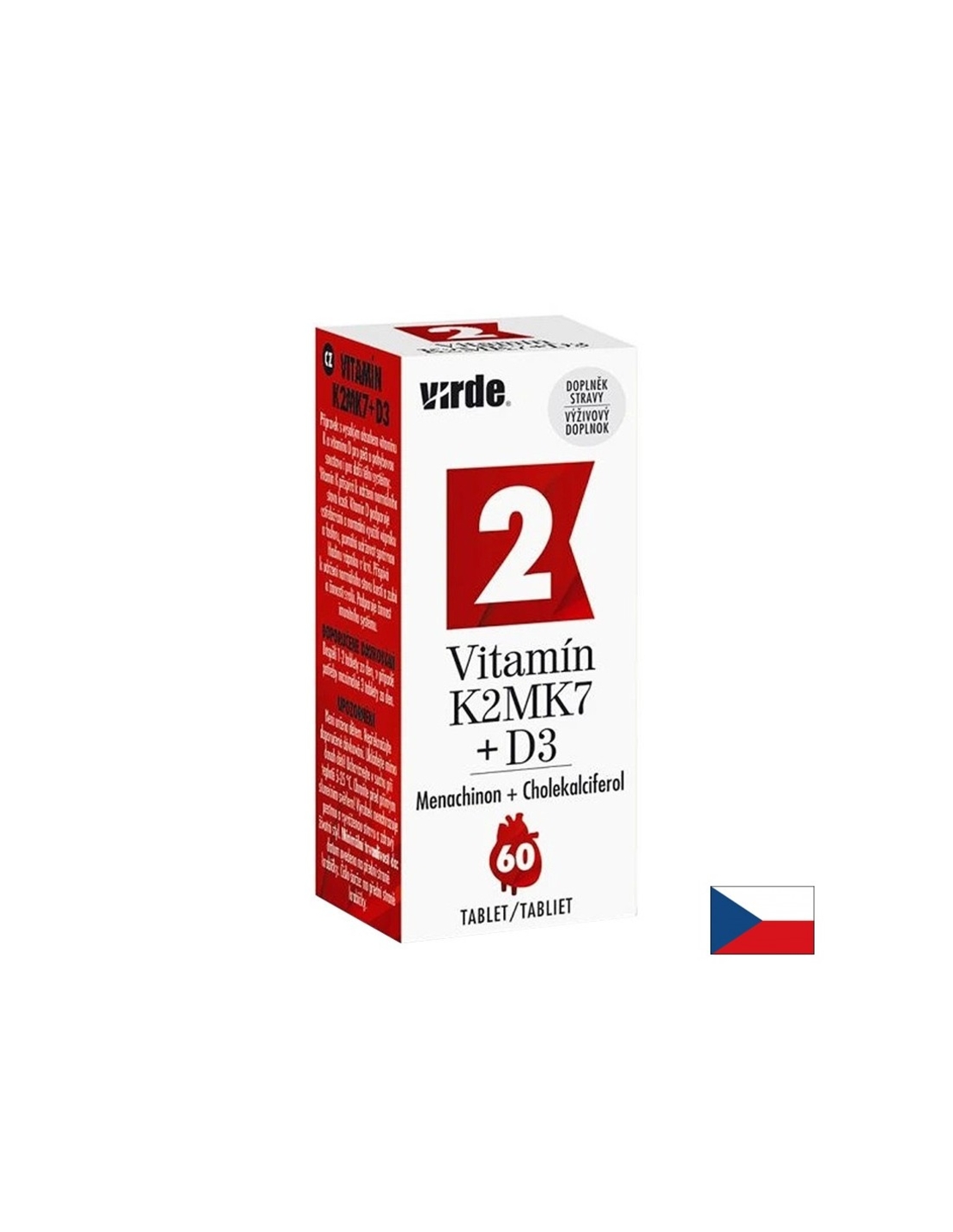 Витамин K2 MK7 200 µg + Витамин D3 20 µg – Здрави кости и зъби, 60 таблетки