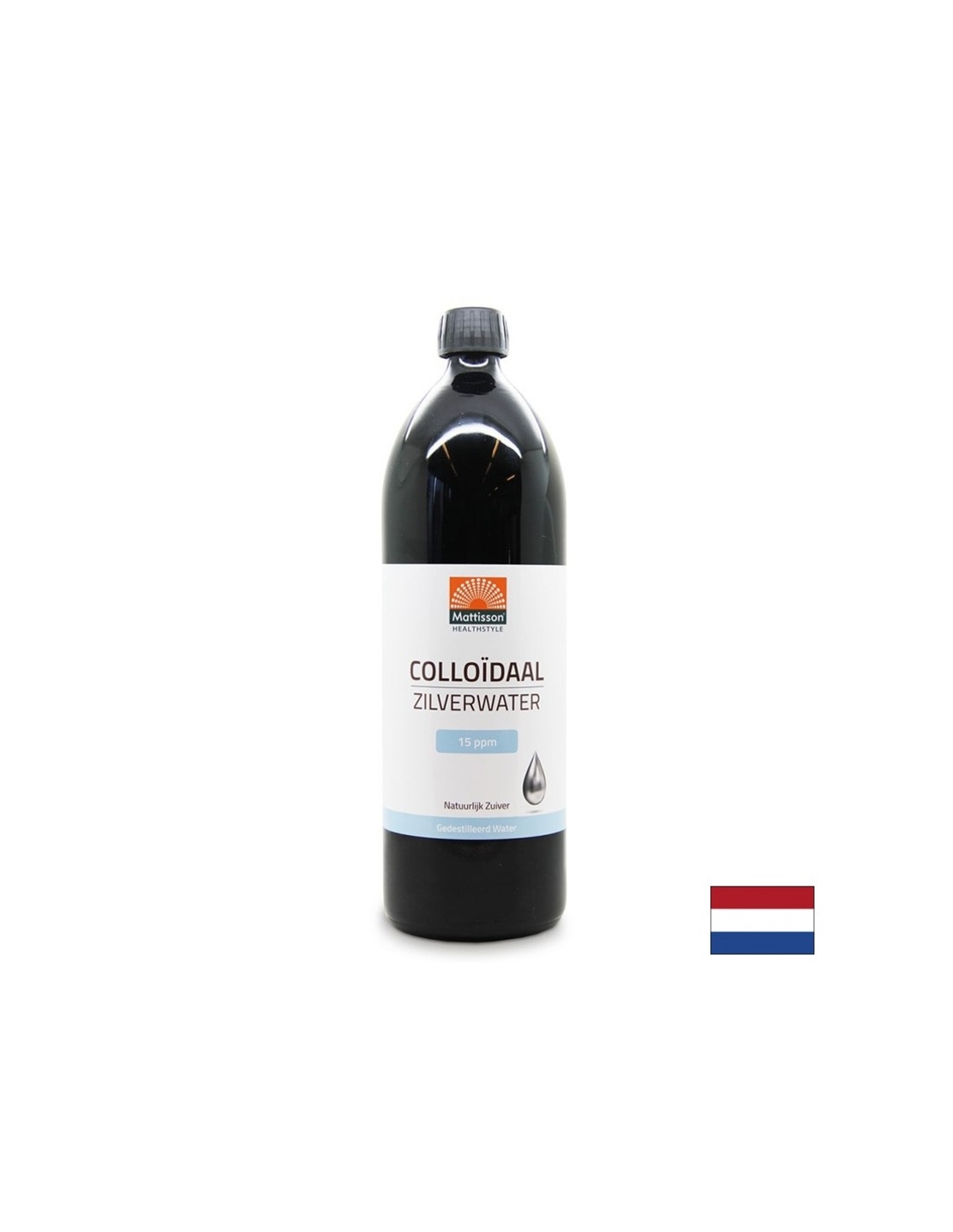Колоидна сребърна вода 15 ppm, 1000 ml