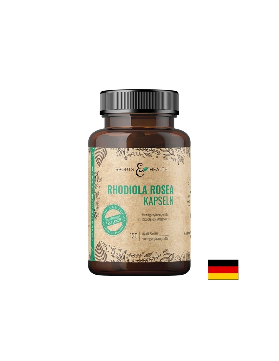 Стрес и добро настроение - Златен корен, 500 mg х 120 капсули