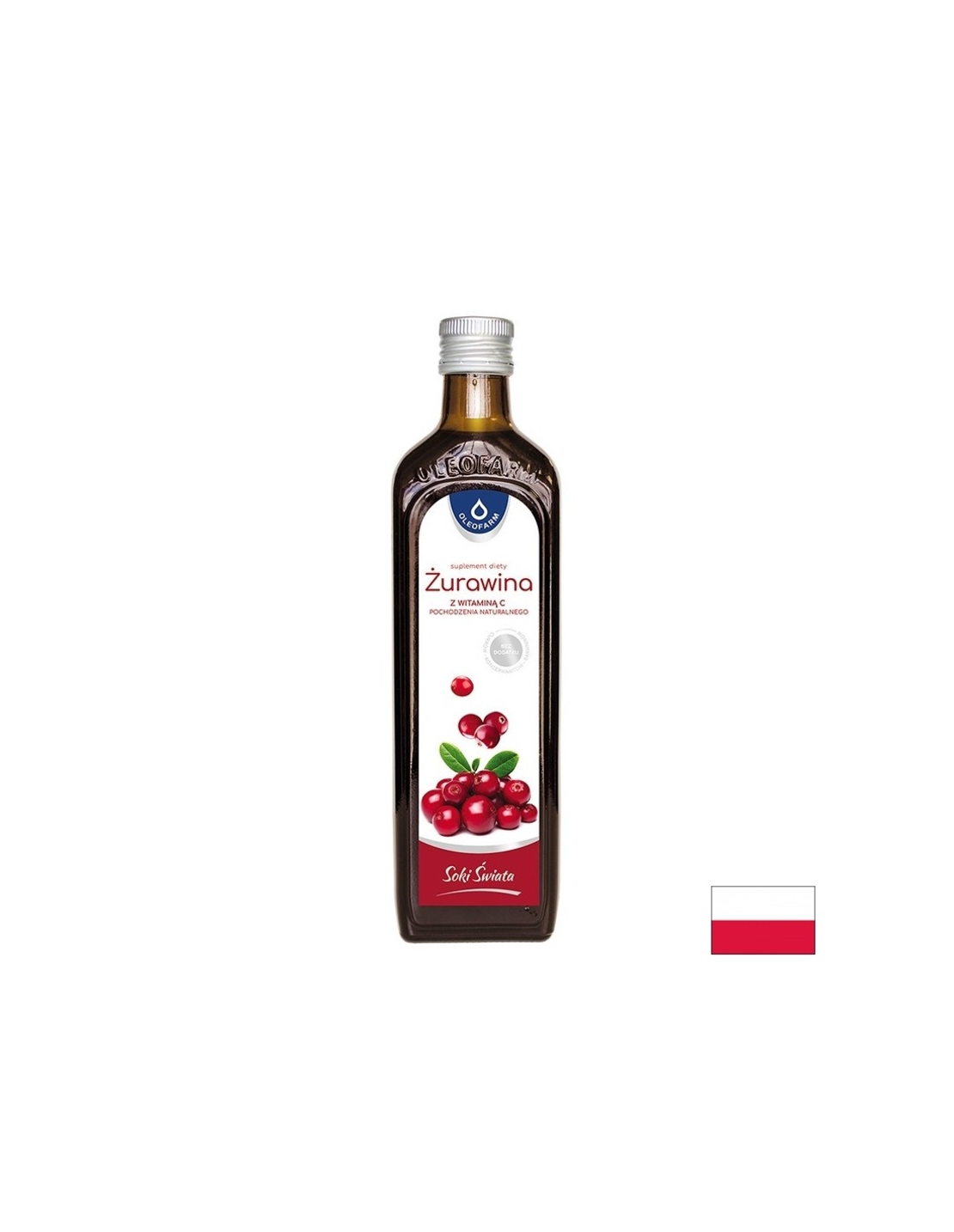 Червена боровинка + Витамин C – Здрав уринарен тракт, 490 ml
