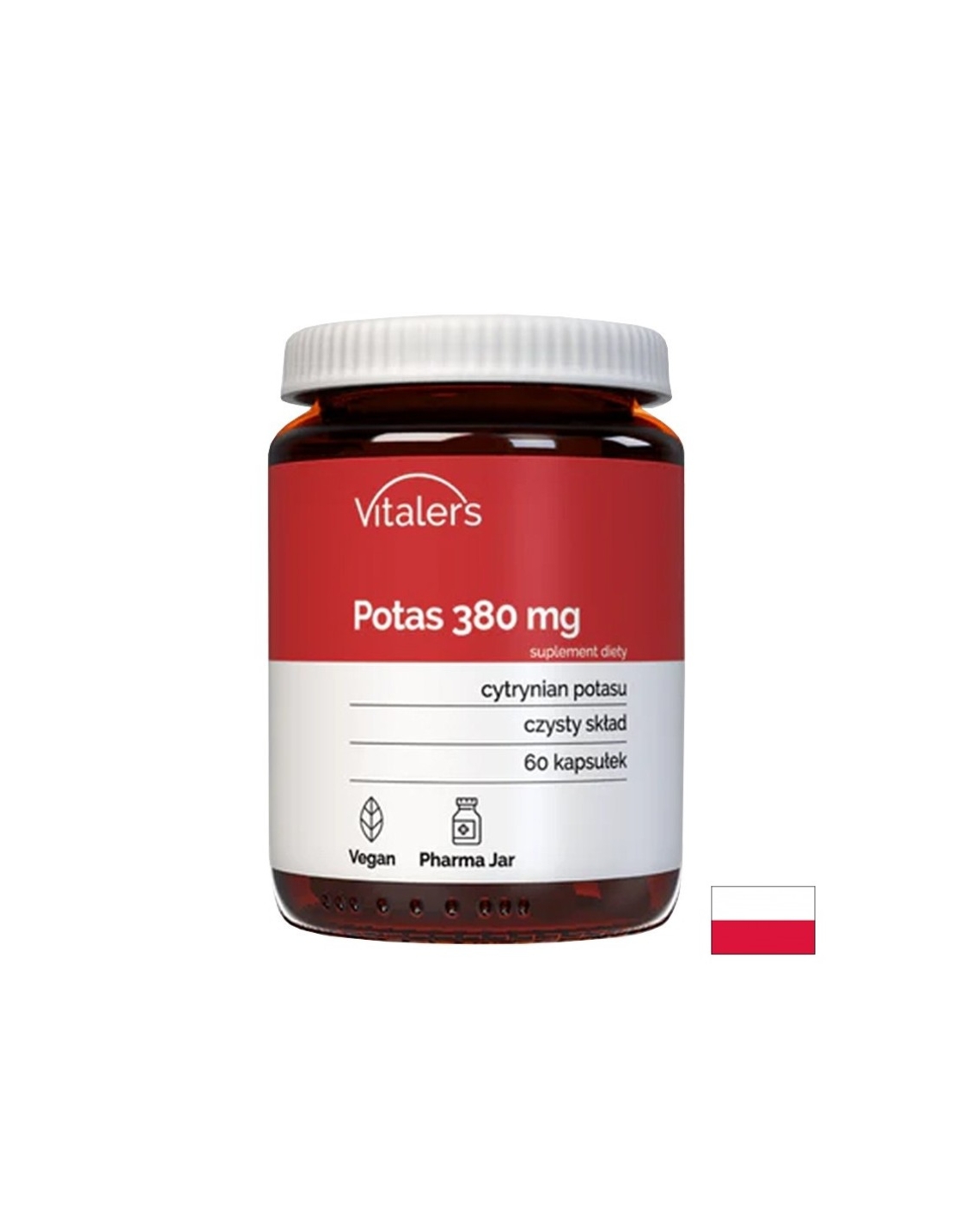Калий – Срещу крампи, умора и високо кръвно, 380 mg, 60 капсули