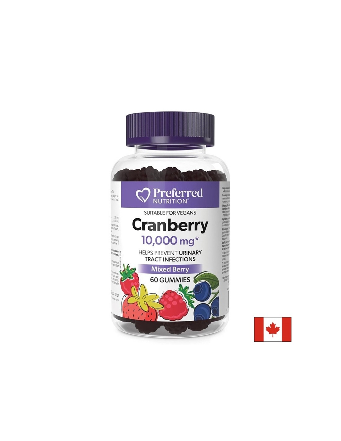 Червена боровинка Гъми 200 mg, 60 желирани таблетки, Natural Factors