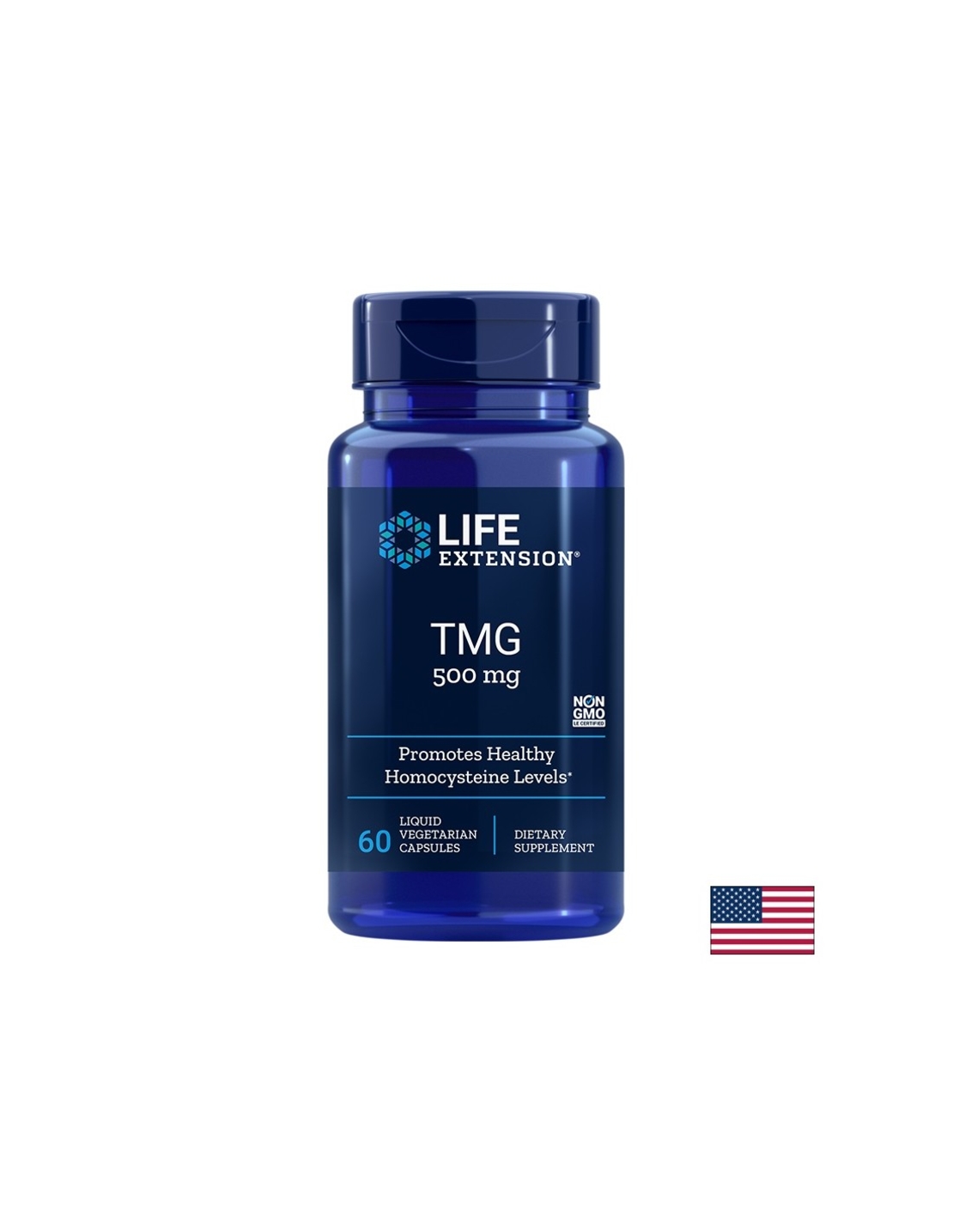 TMG / ТМГ (ТриМетилГлицин) 500 mg х 60 капсули