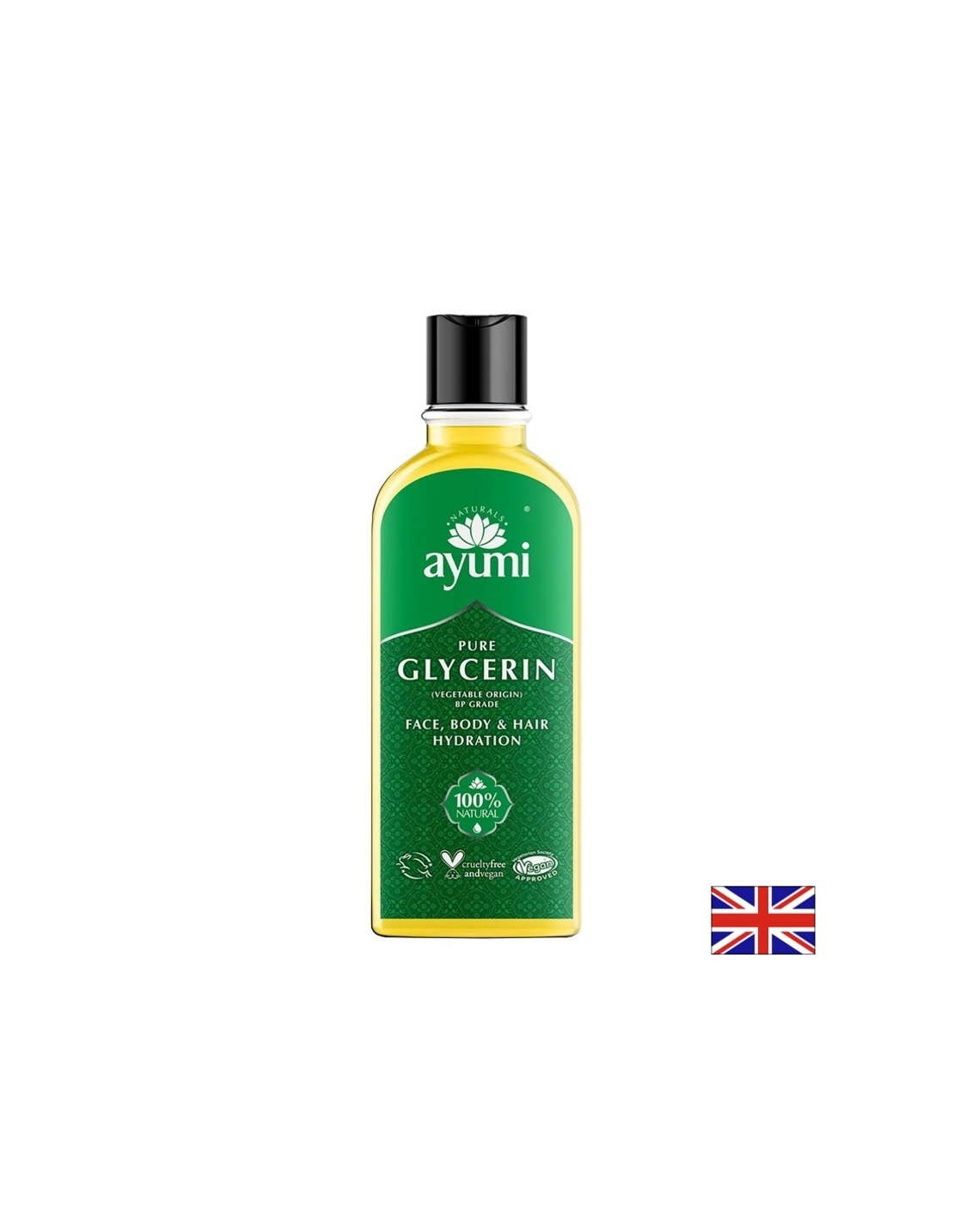 Глицерин Хидратация за лице, тяло и коса 100% чист, 150 ml