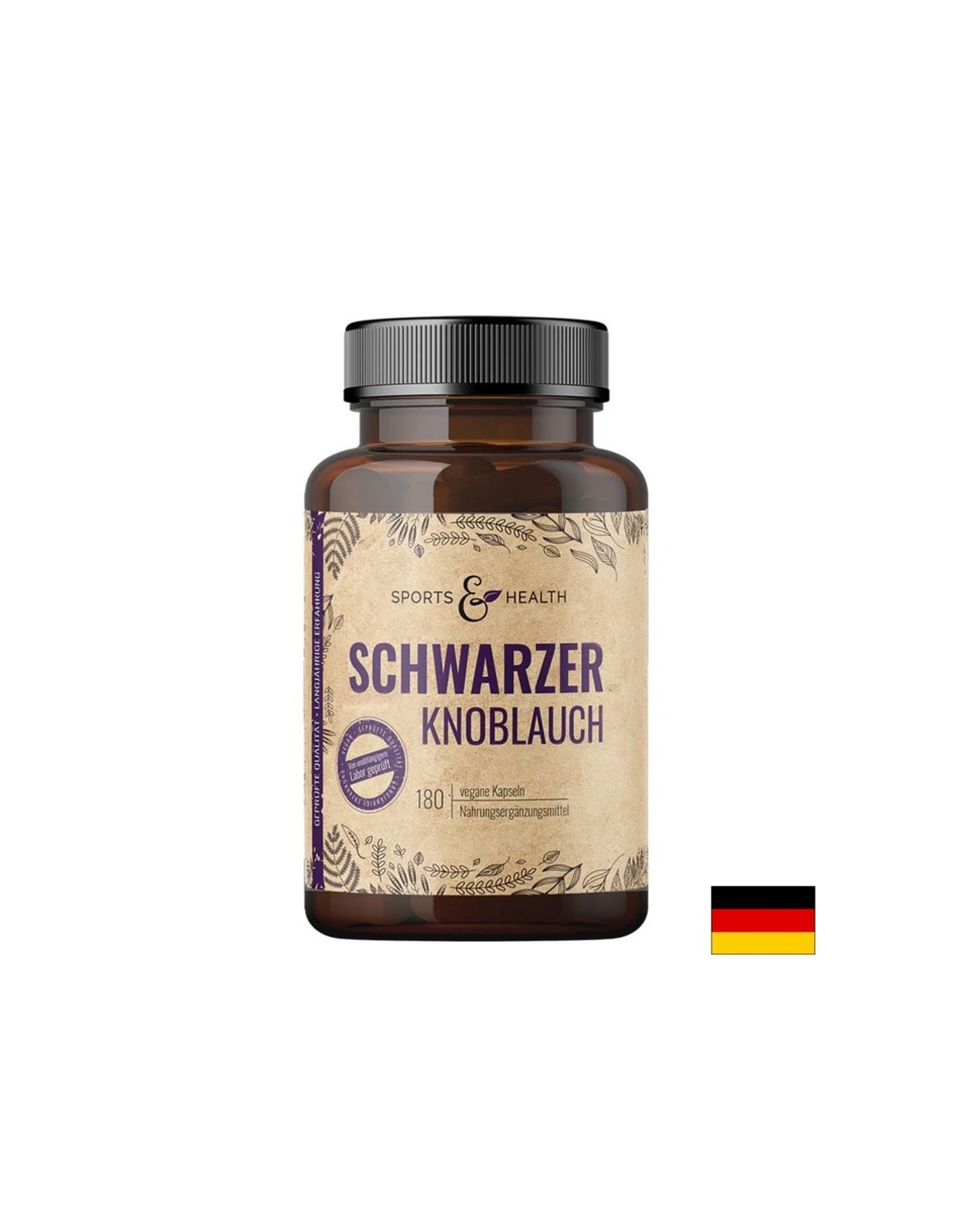 При висок холестерол - Черен чесън, 600 mg х 180 капсули