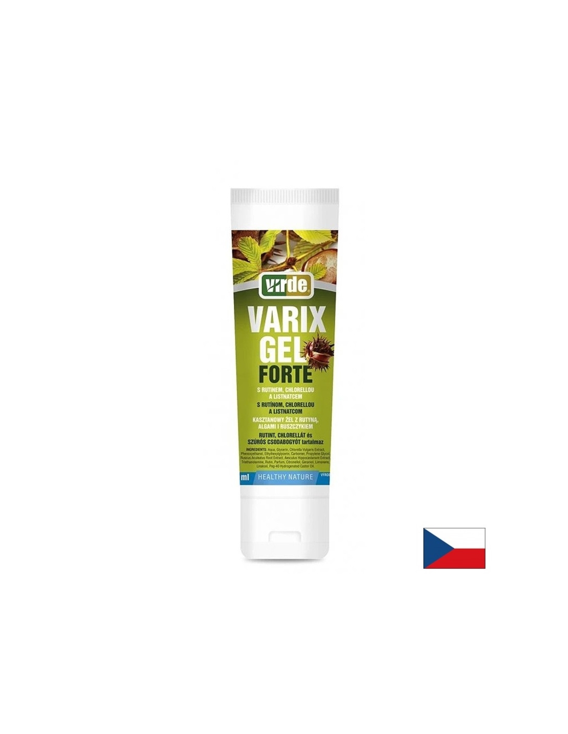 Varix Gel Forte с рутин, хлорела и бодлив залист При разширени вени 100 ml
