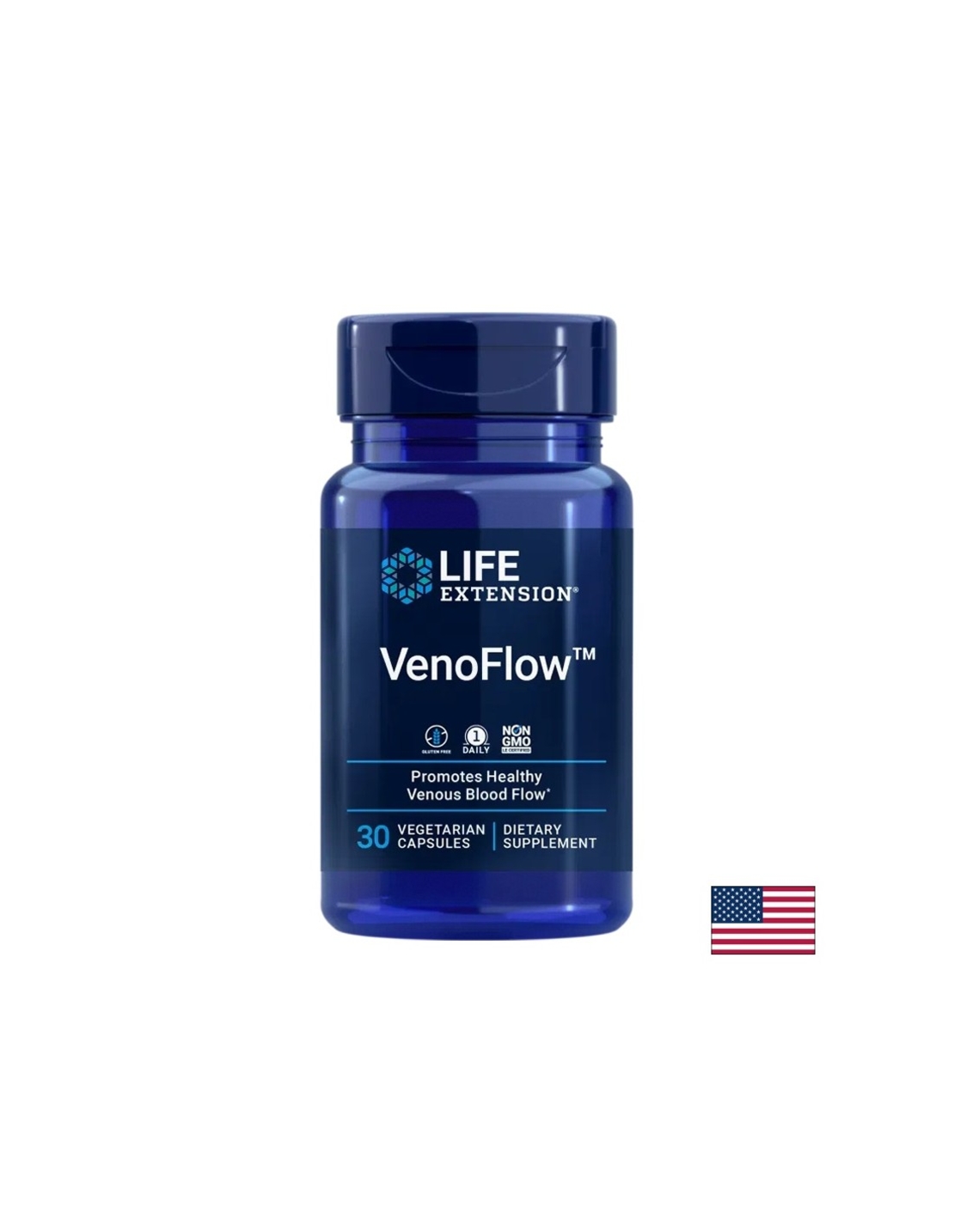 Кръвоносни съдове - VenoFlow™ Пикногенол + Натокиназа, 30 капсули