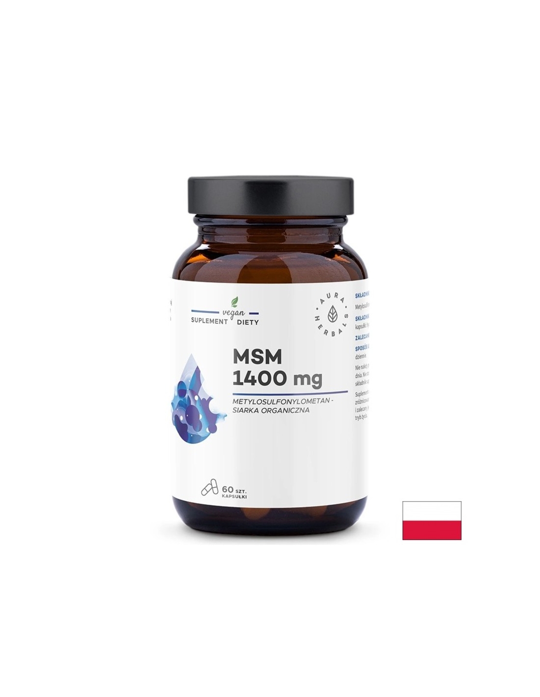 МСМ (Метилсулфонилметан) Здрави и подвижни стави 700 mg, 60 капсули
