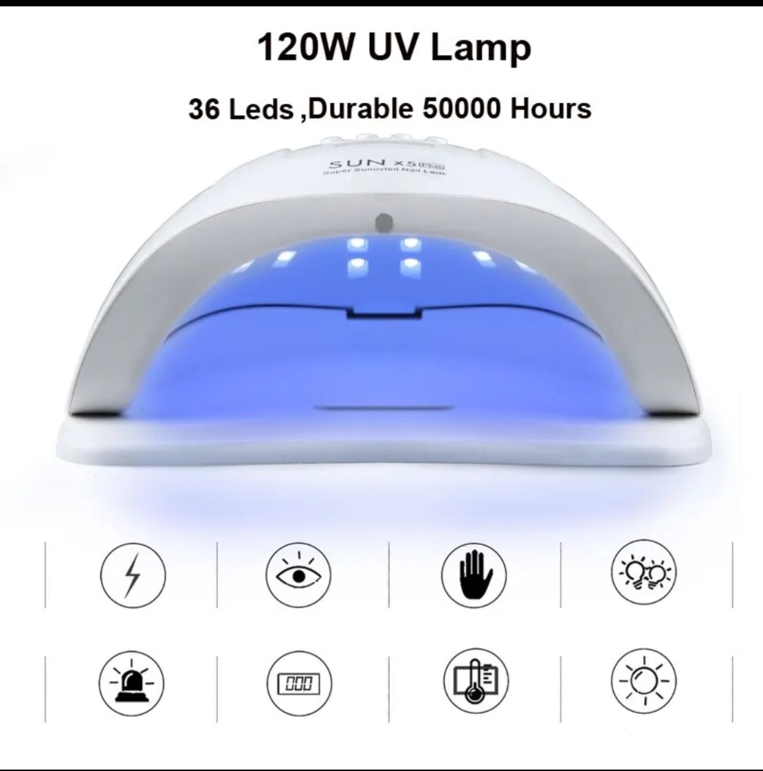 УВ лампа за маникюр SUN x5 plus