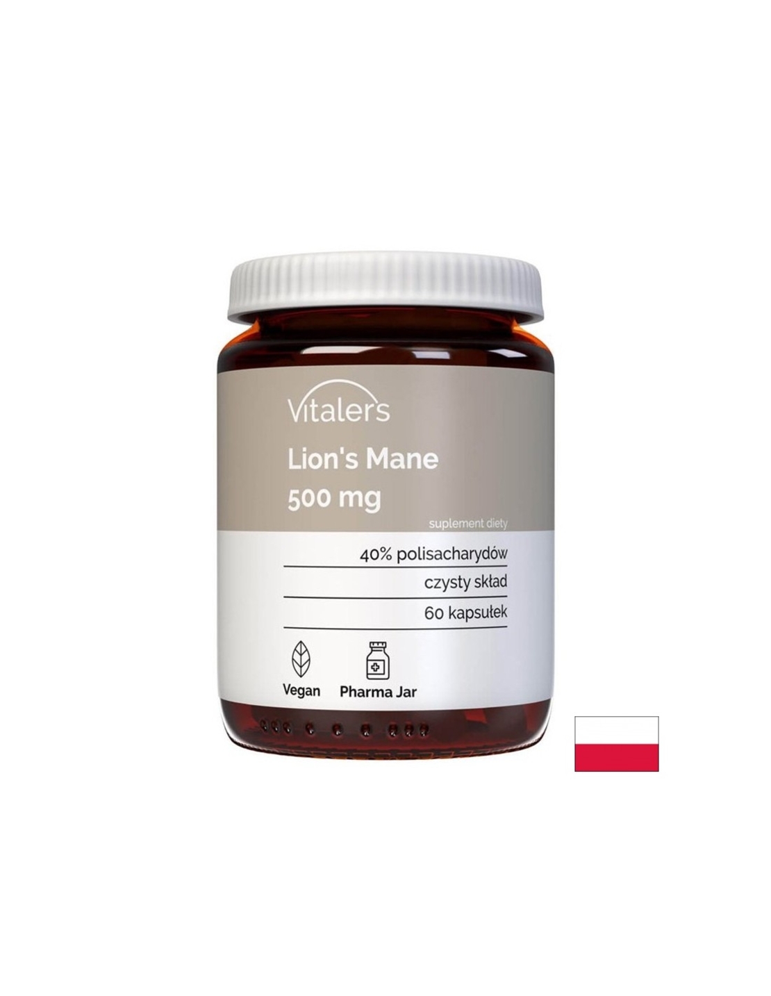 Имунитет и мозъчна функция - Лъвска грива, 500 mg х 60 капсули