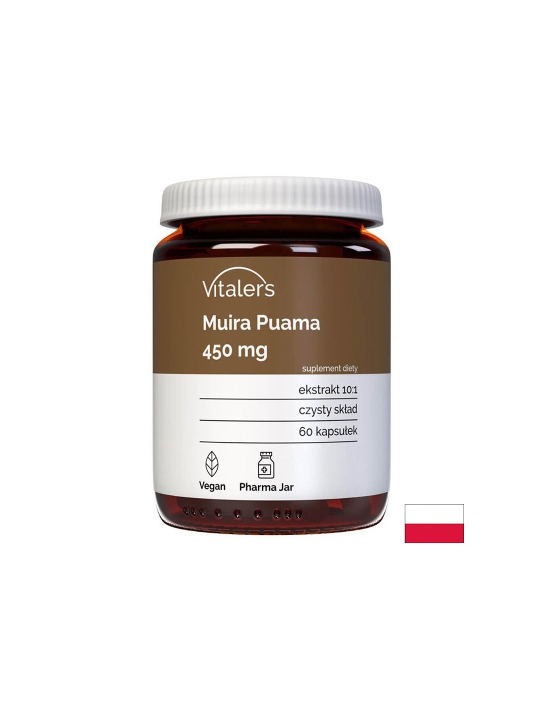 Естествен афродизиак - Муира Пуама, 450 mg x 60 капсули