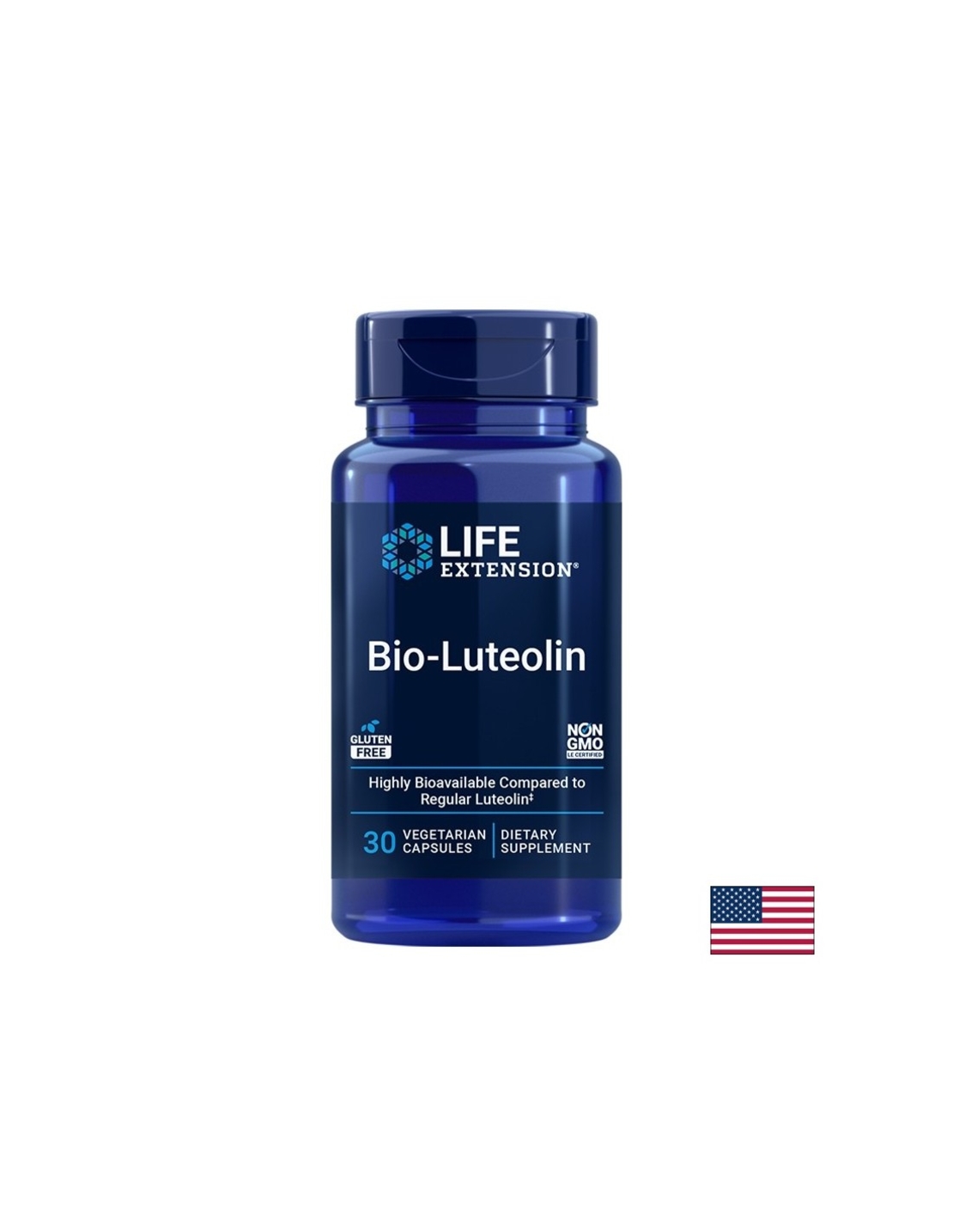 Лутеолин БИО, памет и концентрация, Luteolin, 30 V капсули, Life Extension
