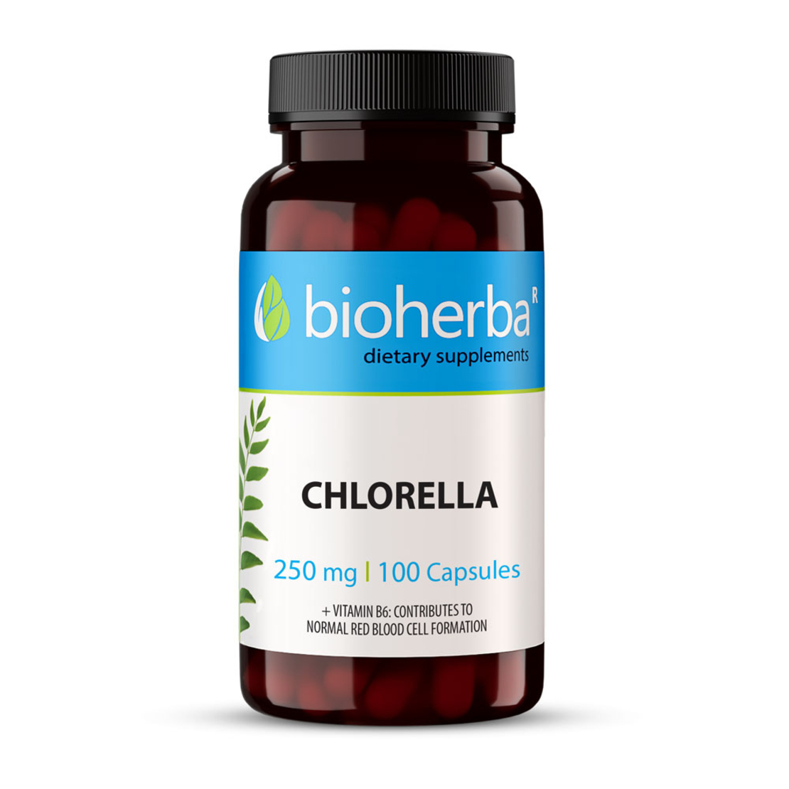 ХЛОРЕЛА / CHLORELLA, 100 капсули, 250 мг, Биохерба