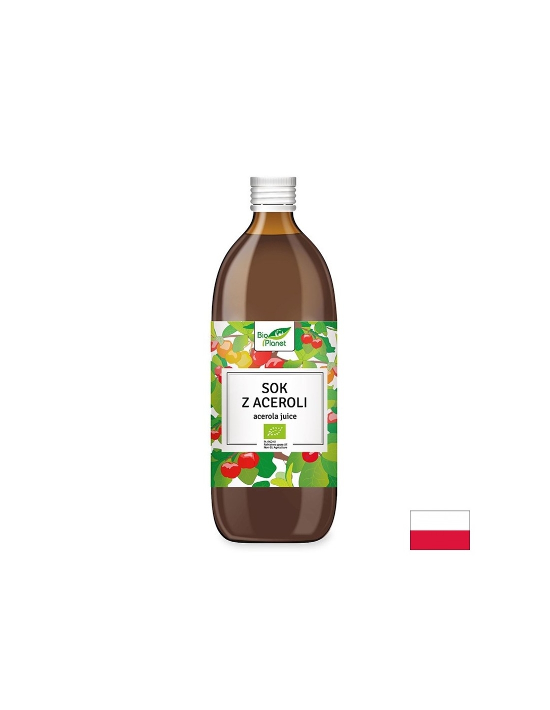 Сок от ацерола (пастьоризиран) БИО 500 ml