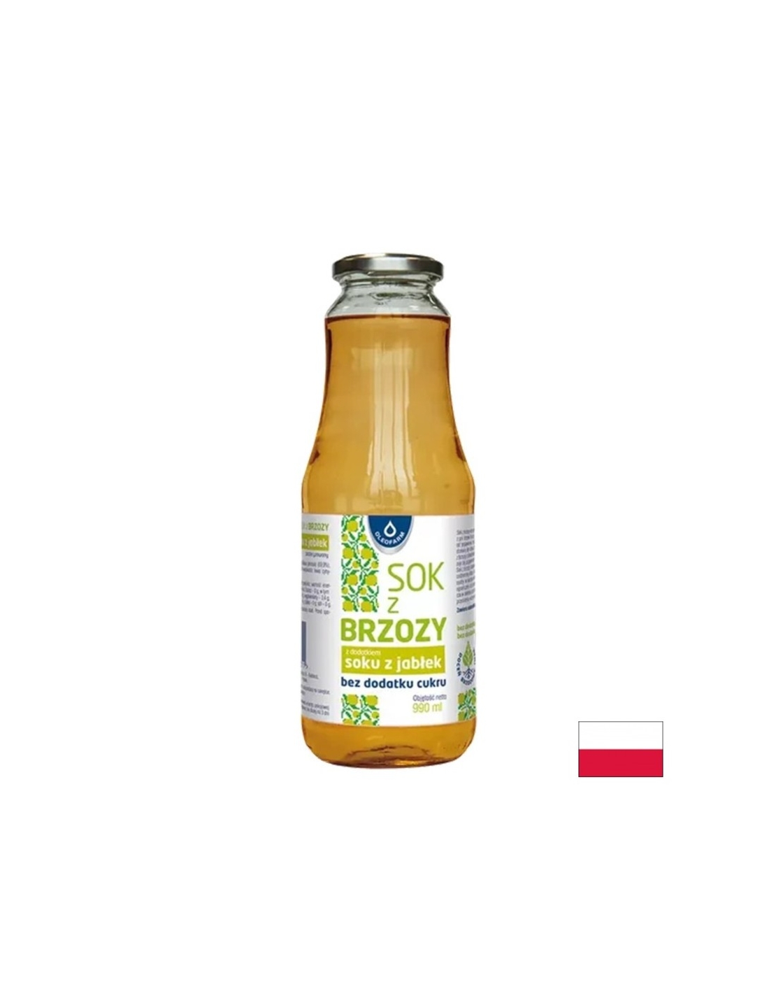 Сок от бреза + Ябълка Хидратация 990 ml