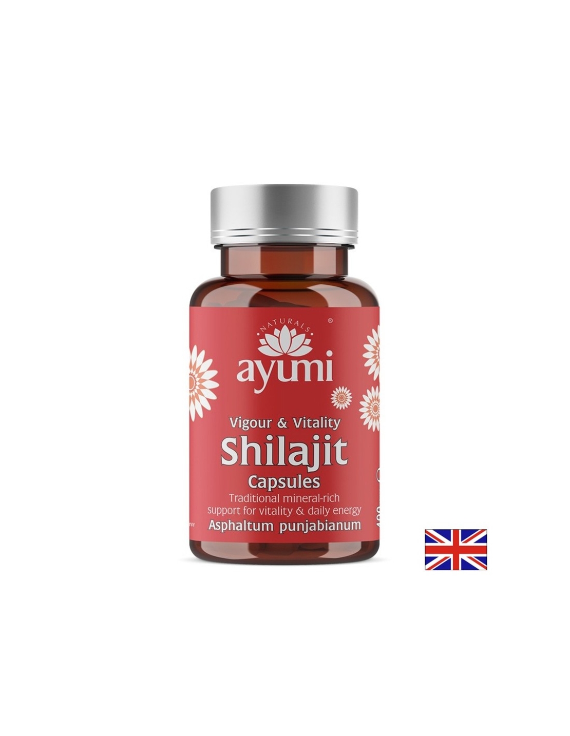 Шилажит (хималайски) Енергия, издръжливост и метаболитна подкрепа 800 mg, 60 капсули