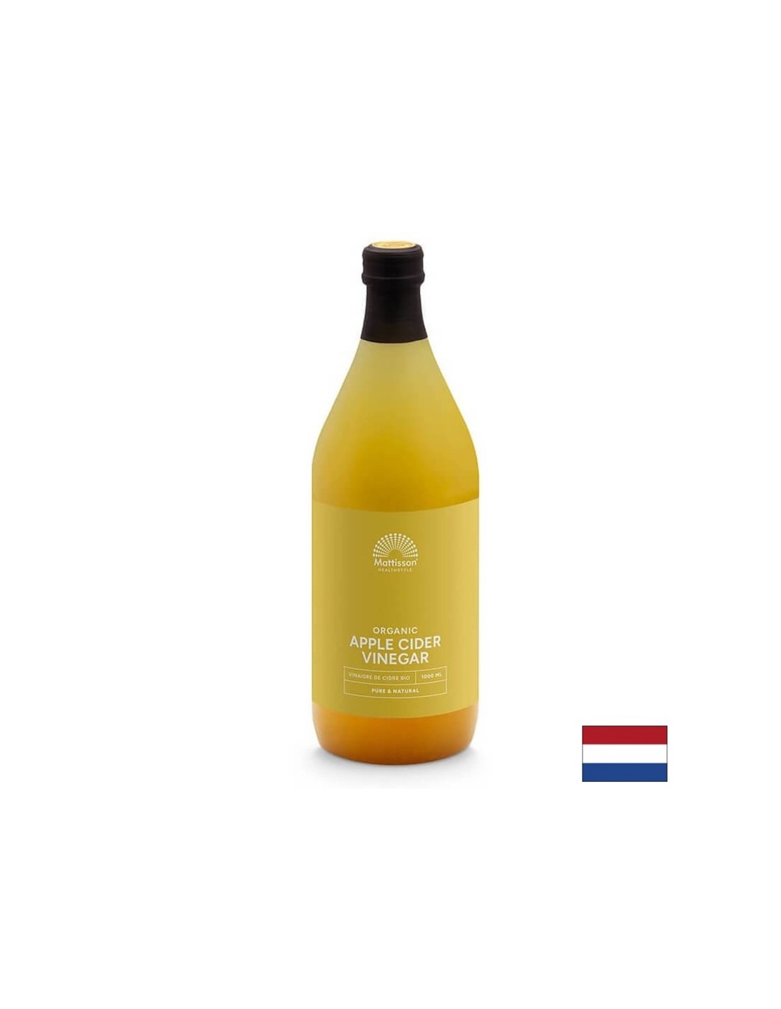 Ябълков оцет - Нефилтриран, Био, 1 L