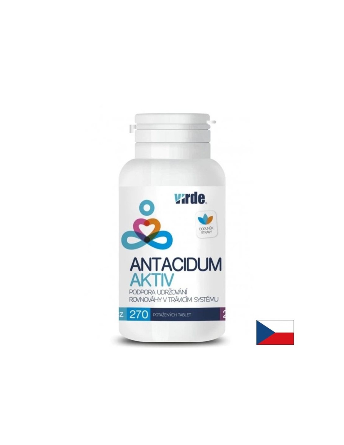 Antacidum Aktiv Минерали и растителни екстракти при киселини и стомашен дискомфорт 270 филмирани таблетки