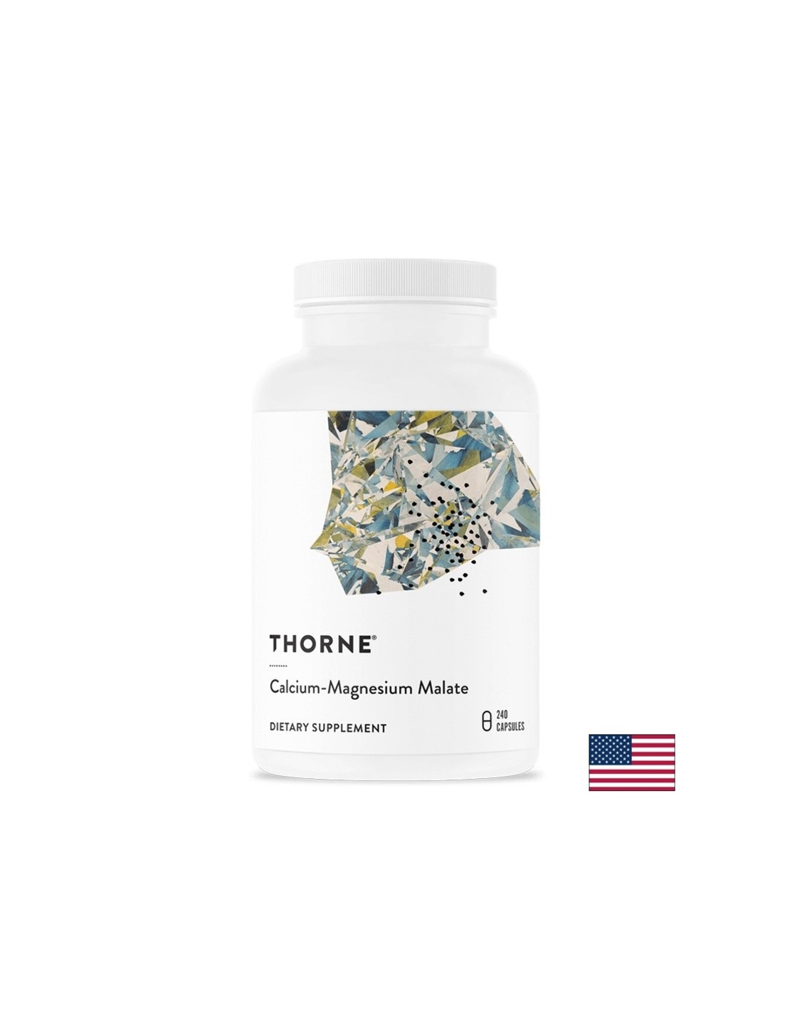 Калций 200 mg + Магнезий 200 mg (малат) – Кости, зъби и мускули, 240 капсули