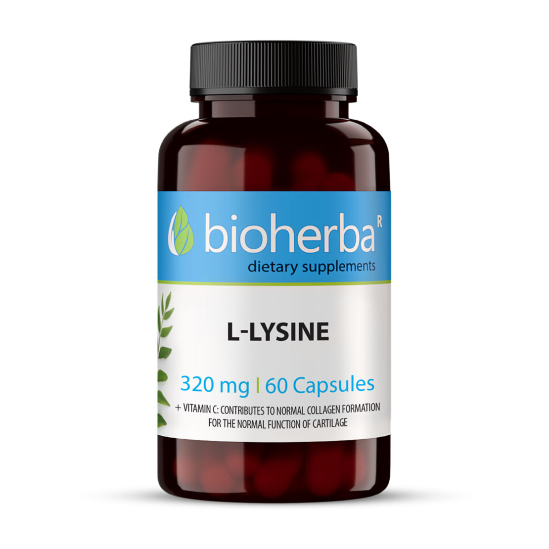 Л-ЛИЗИН/ L-LYSINE, 60 капсули, 320 мг, Биохерба