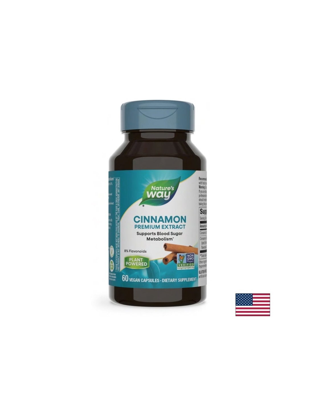 Cinnamon/ Канела 500 mg х 60 капсули Nature’s Way