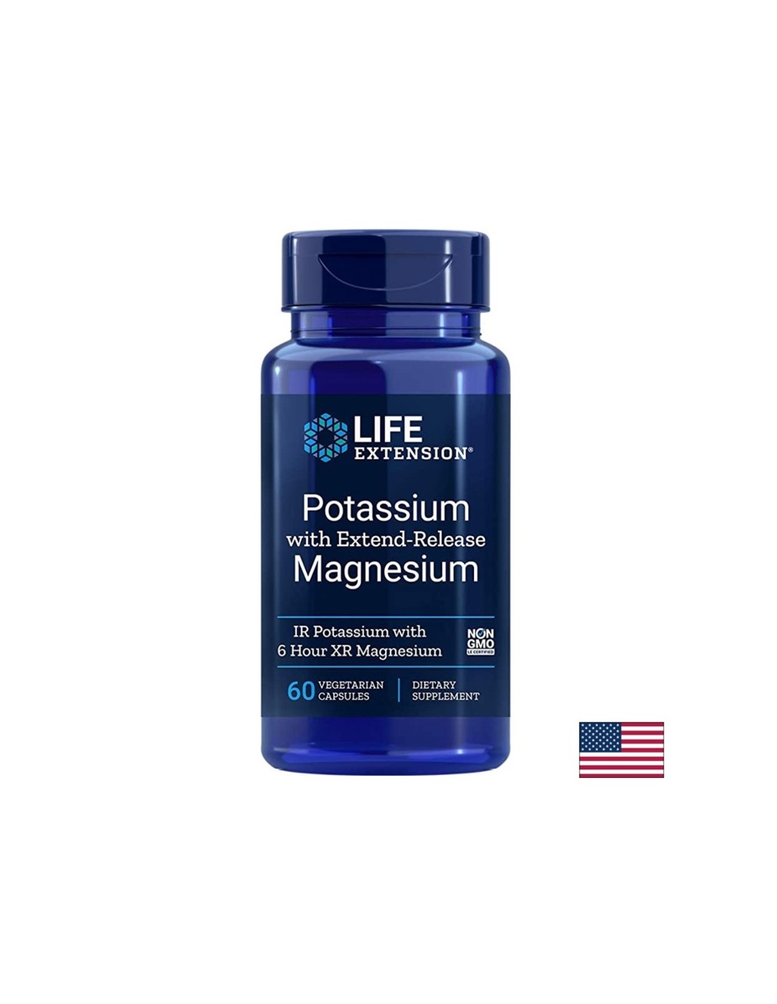 Potassium with Extend-Release Magnesium/ Калий и Магнезий с удължено освобождаване х 60 капсули