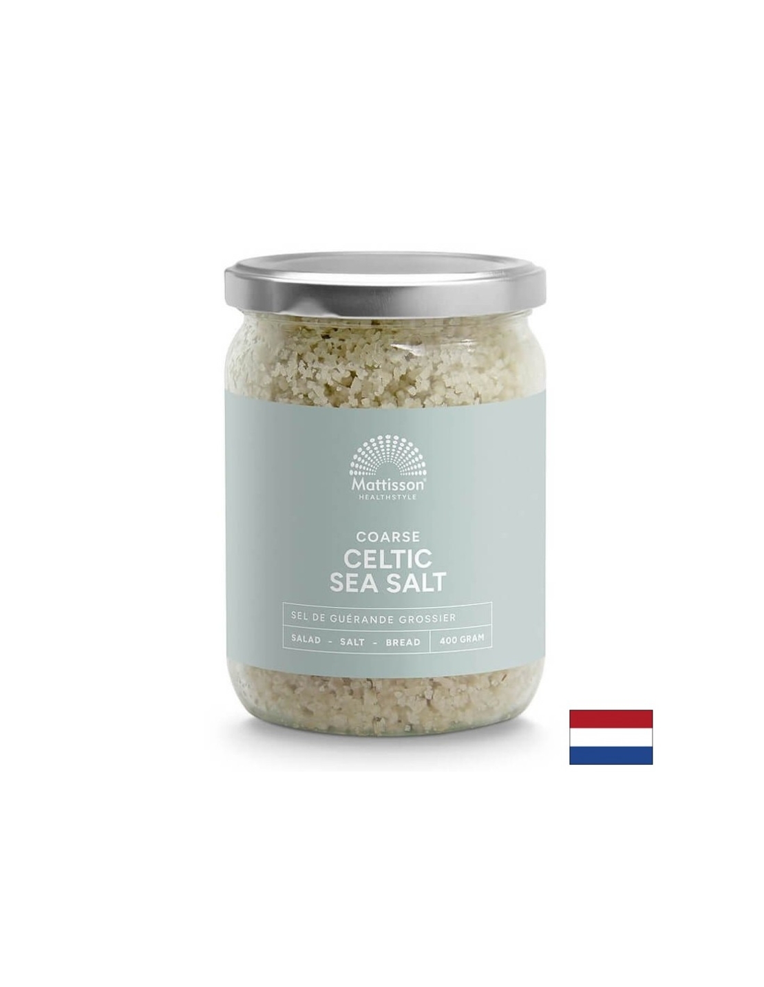 Келтска морска сол (едра), 400 g Mattisson Healthstyle