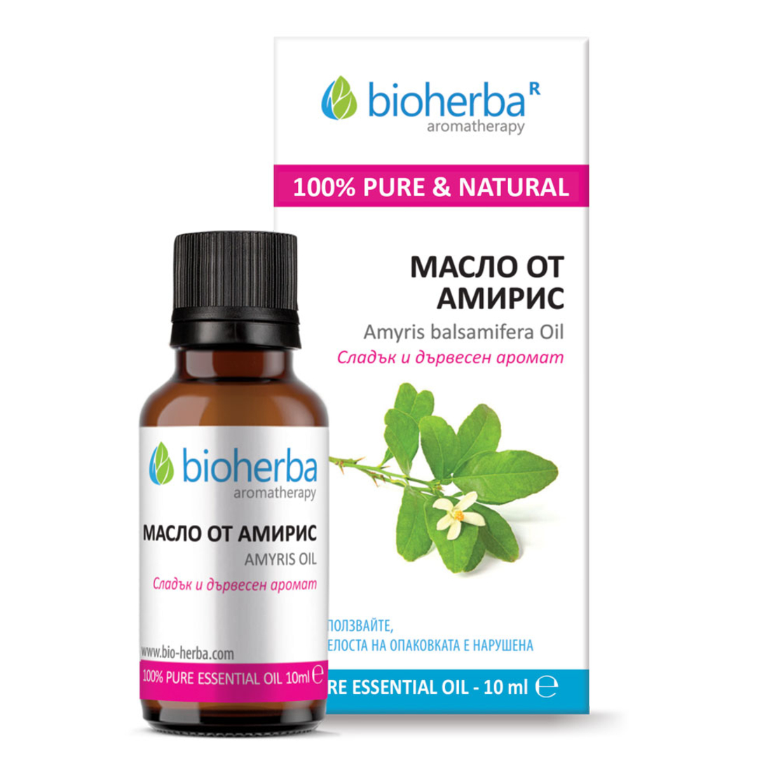 МАСЛО АМИРИС, Amyris essential oil, Биохерба, 10 мл