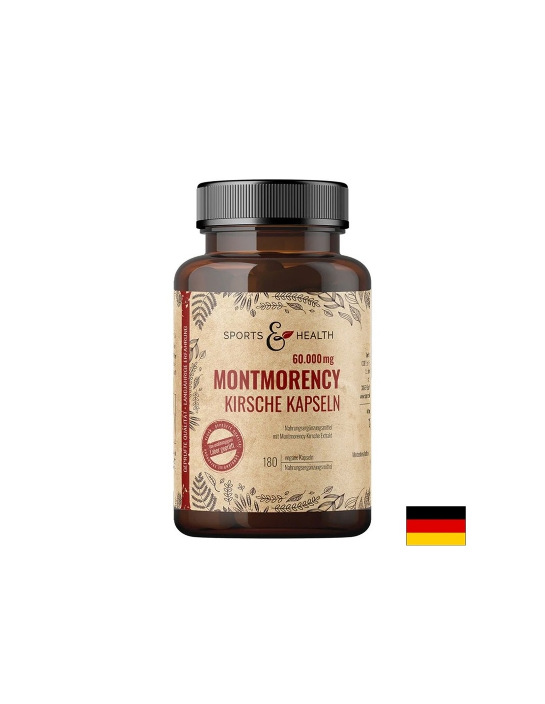 Кости и стави - Вишна Монтморенси, 600 mg х 180 капсули