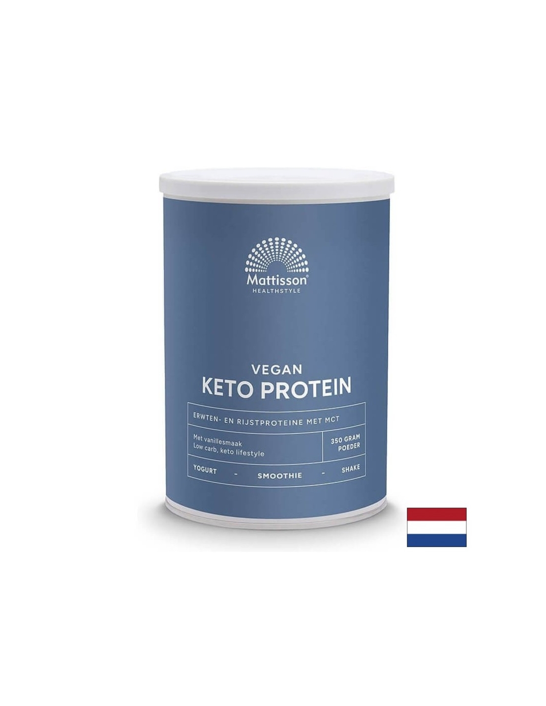 Веган Кето протеинов шейк - грах, ориз, MCT, 350 g прах Mattisson Healthstyle