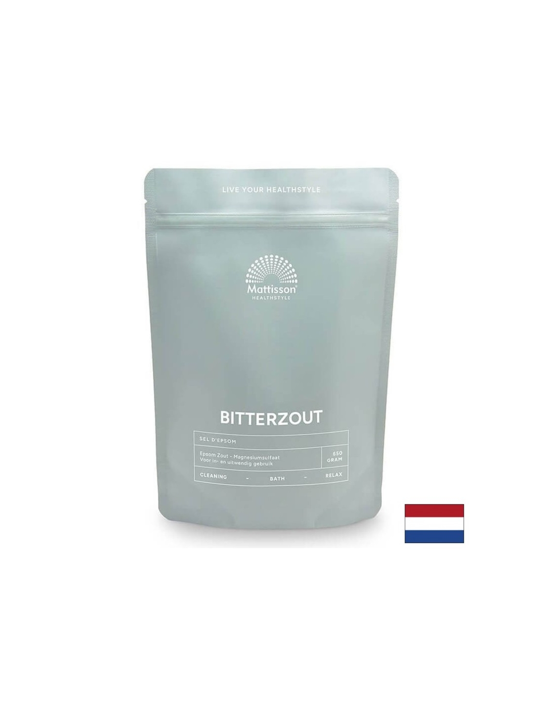 Английска сол (Магнезиев сулфат), 650 g Mattisson Healthstyle
