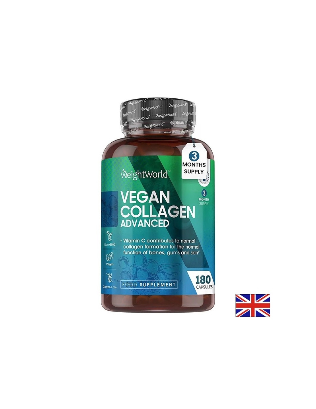 Красива кожа, здрави стави - Веган Колаген, 180 капсули - Vegan Collagen