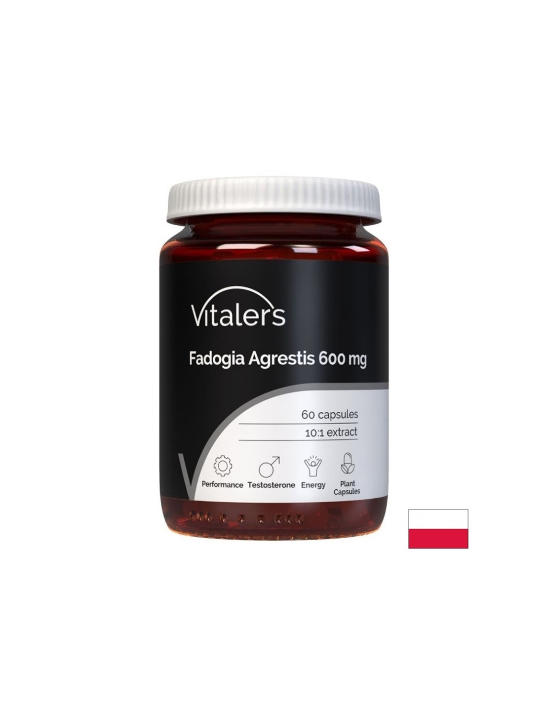 Фадогия (Fadogia agrestis) – Тестостерон и мъжка сила, 600 mg, 60 капсули
