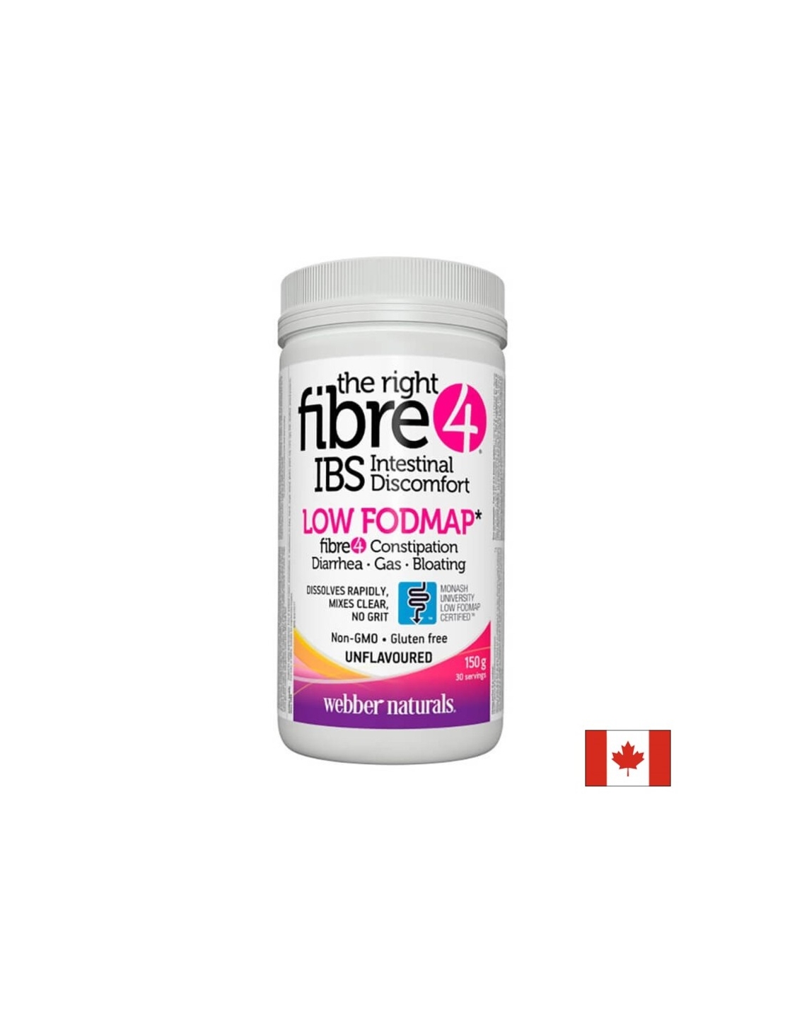 Диетични разтворими фибри - The right Fibre 4 IBS Intestinal Discomfort, 150 g прах