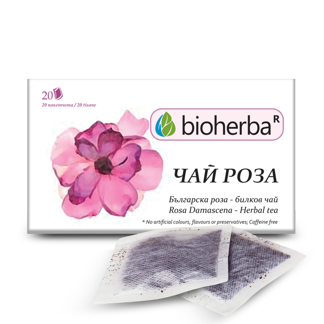 Българска Роза, 20 филтърни пакетчета, 30 гр, Биохерба