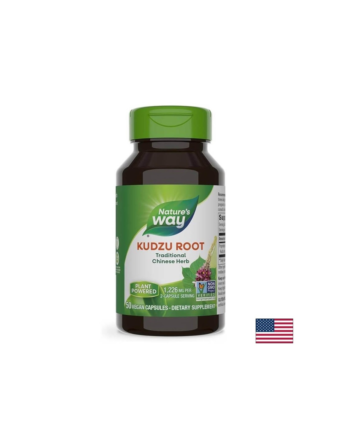 Kudzu Root/ Кудзу (корен) 613 mg х 50 капсули Nature’s Way