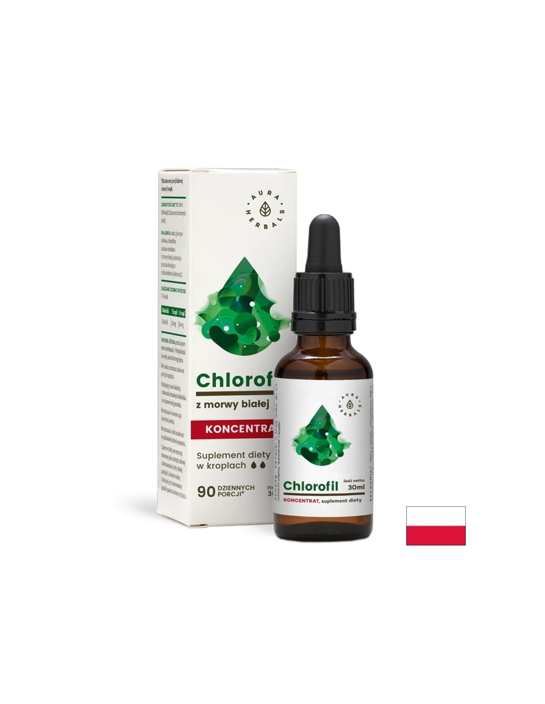 Детоксикация - Хлорофил, 30 ml капки Aura Herbals