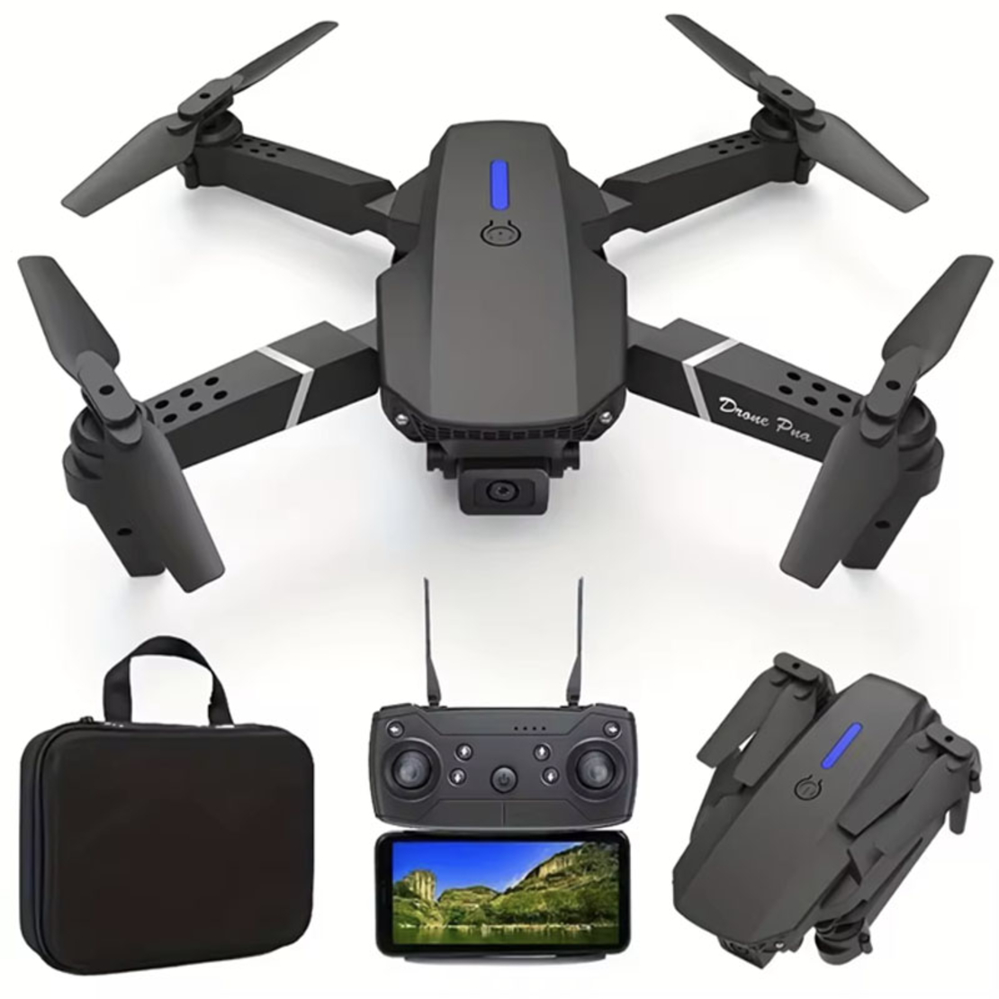 Дрон FUll HD,2 камери Wifi с дистанционно