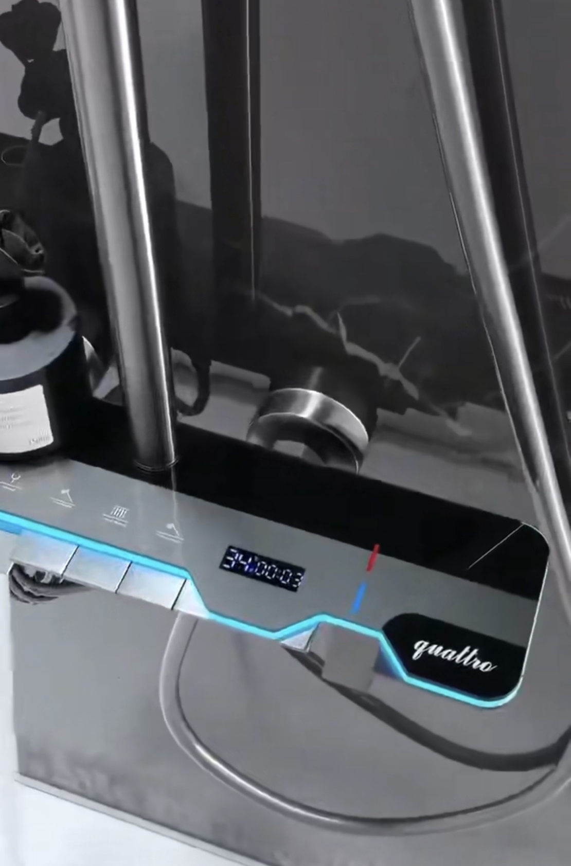 Смарт Душ система Vision9- 4в1 с голям панел с Лед светлина и дисплей и Термостатична батерия
