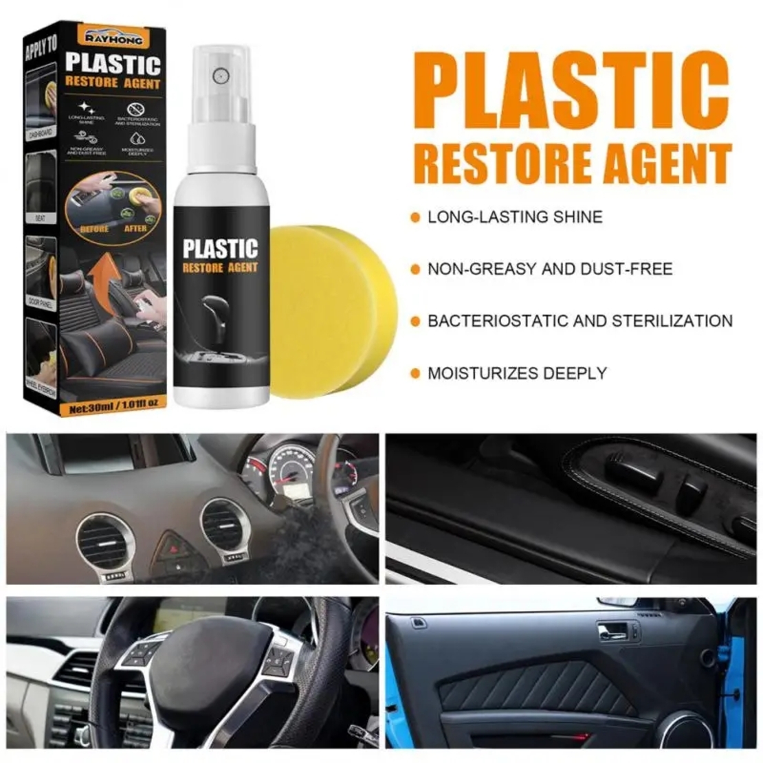 ПРЕПАРАТ ЗА ВЪЗСТАНОВЯВАНЕ НА КОЖА И ПЛАСТМАСА – PLASTIC RESTORE AGEN