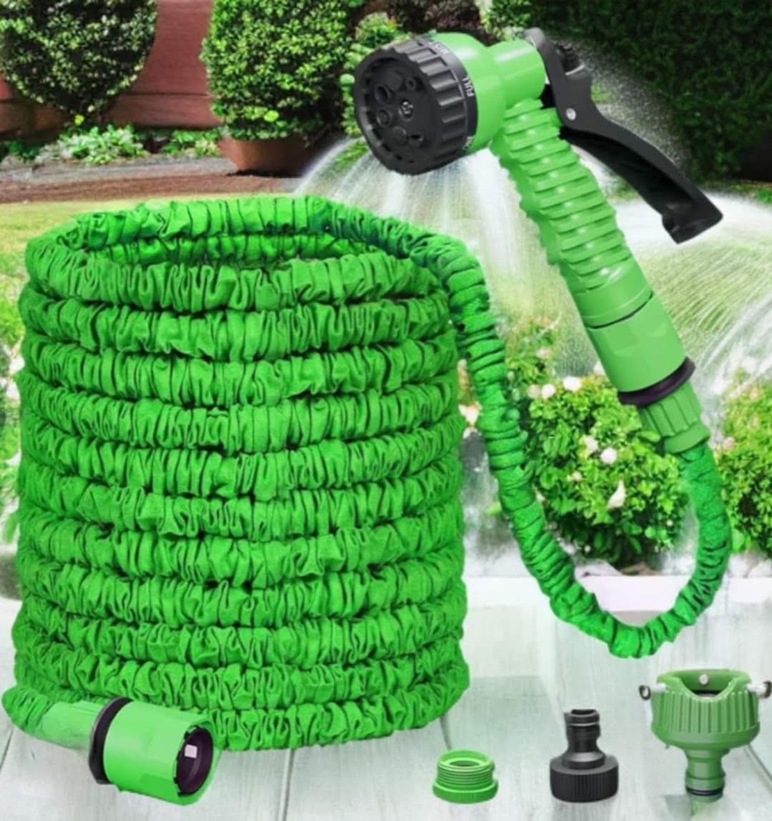 Разтегателен маркуч Magic hose с дължина 60 метра + аксесоари