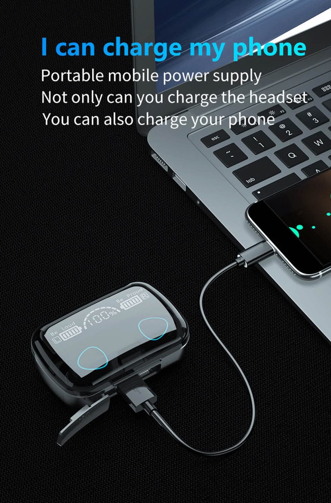 🎧Bluetooth Безжични слушалки модел М10 с уникален звук, и уникално издръжлива батерия.