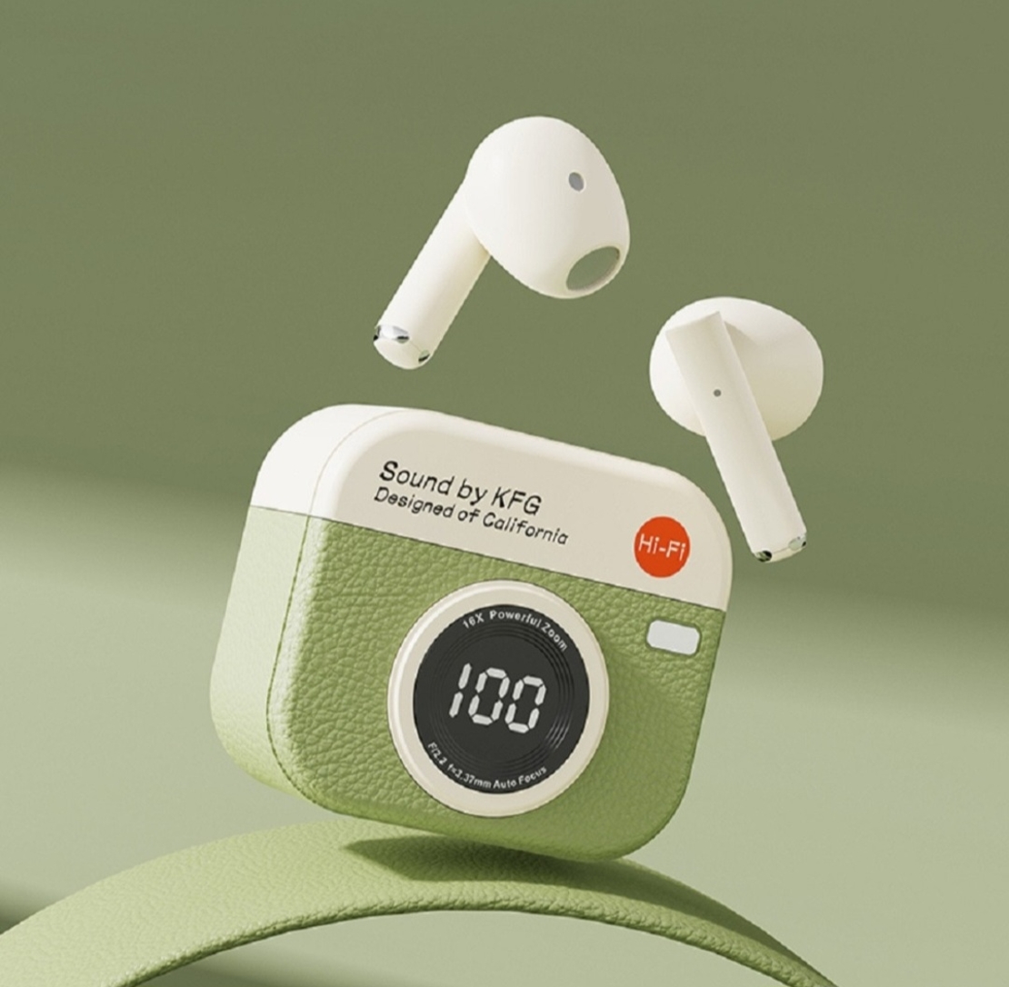 Дизайнеpcku Bluetooth слушалкu с винтидж кейс фотoanapam с дисплей NOSTALGIA