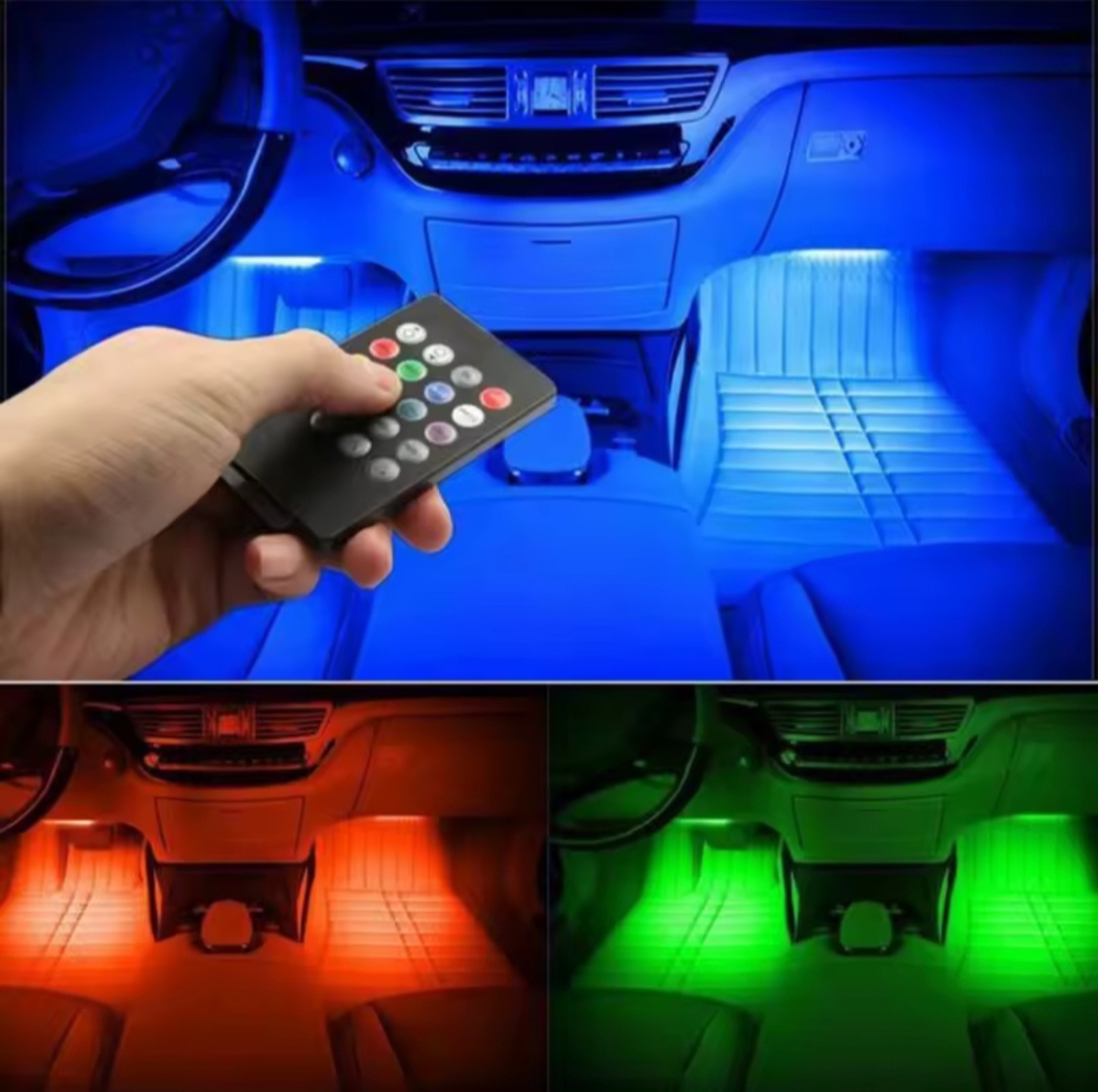 Интериорни LED RBG светлини за автомобили