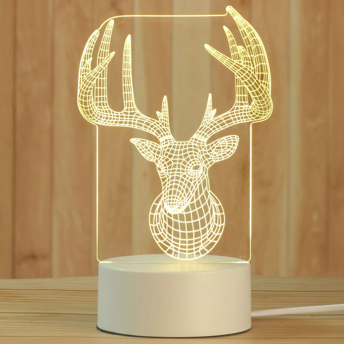 Уникални 3D LED нощни лампи
